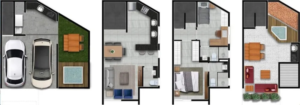Casa de Condomínio, 2 quartos - Foto 4