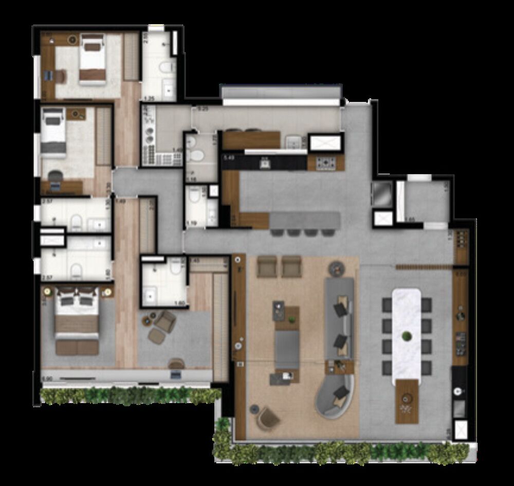 Apartamento, 4 quartos, 201 m² - Foto 15