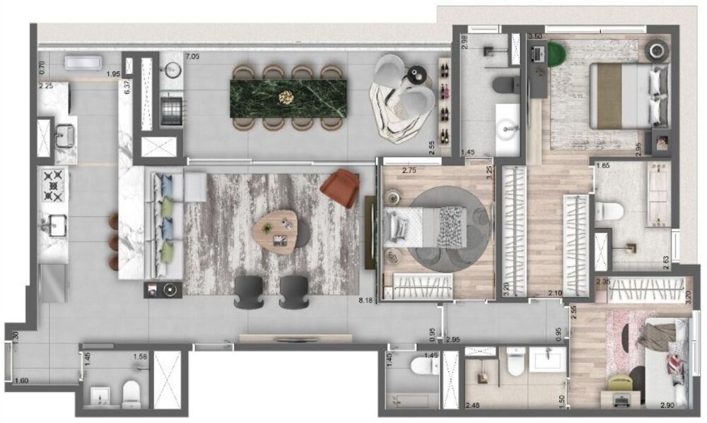 Apartamento, 3 quartos, 135 m² - Foto 20