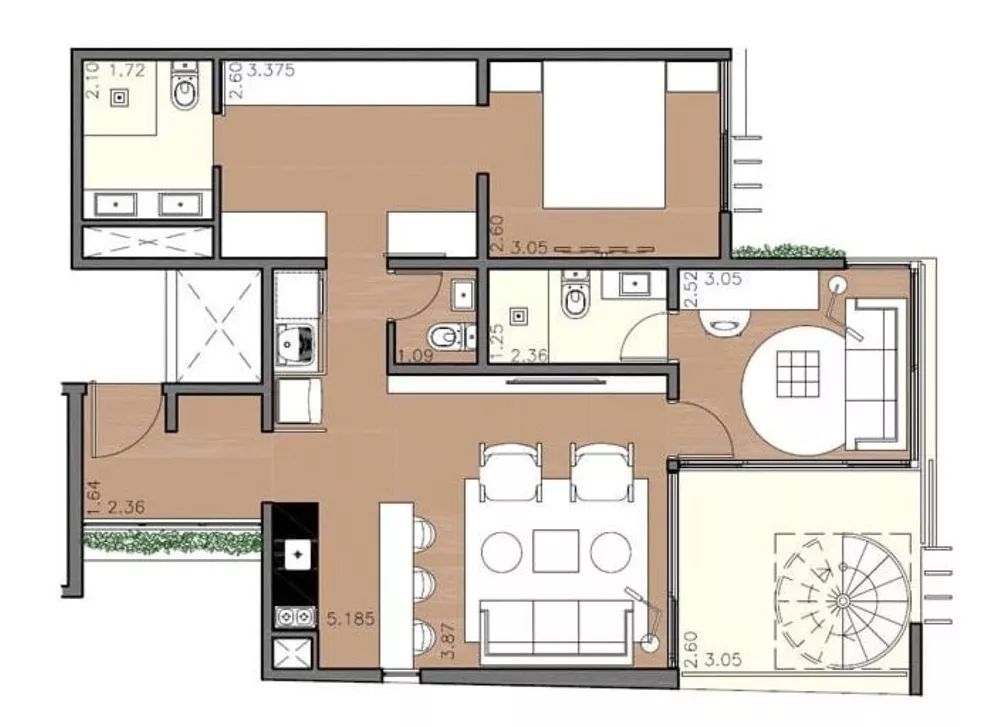 Apartamento, 1 quarto, 138 m² - Foto 6