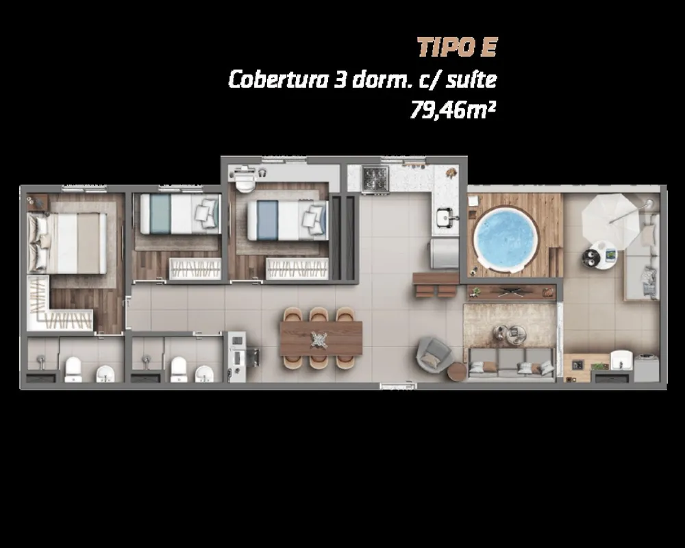 Apartamento, 2 quartos, 43 m² - Foto 10