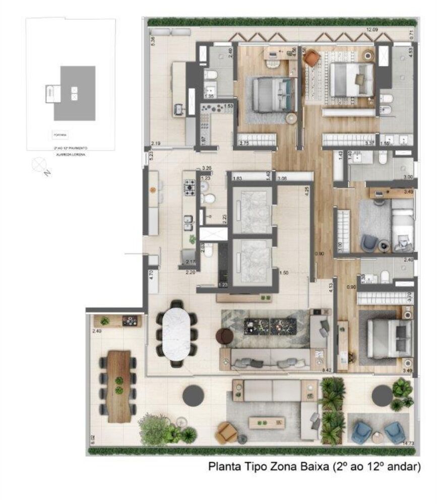 Apartamento, 4 quartos, 585 m² - Foto 17