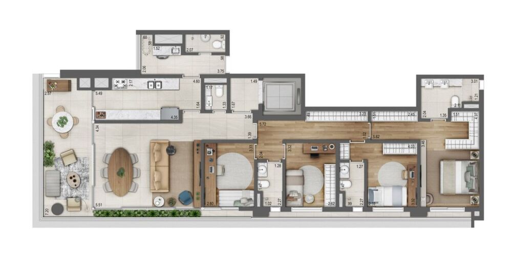 Apartamento, 4 quartos, 165 m² - Foto 20