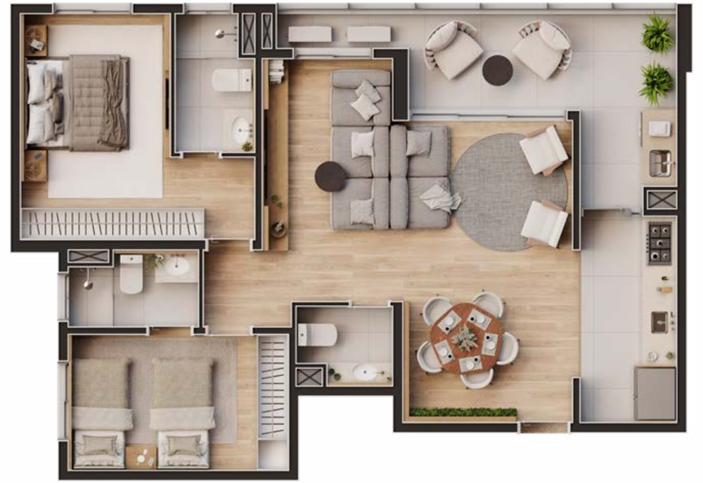 Cobertura, 3 quartos, 226 m² - Foto 11