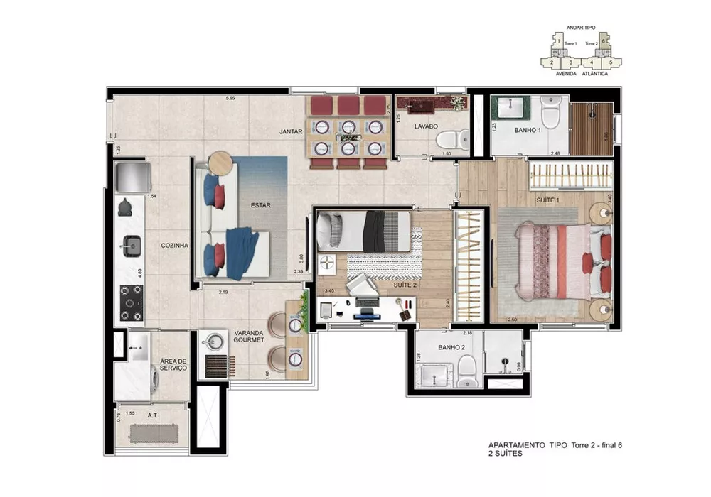 Apartamento, 3 quartos, 83 m² - Foto 15