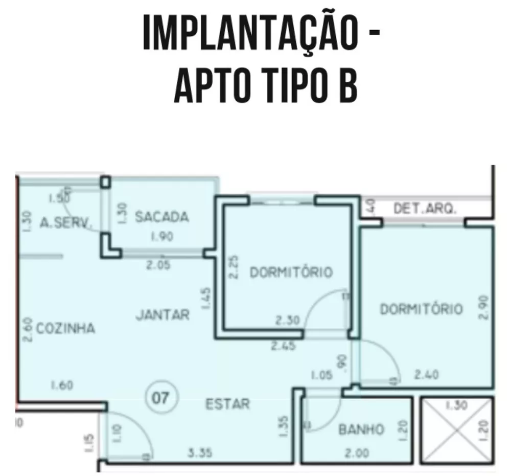 Apartamento à venda com 2 quartos, 41m² - Foto 8