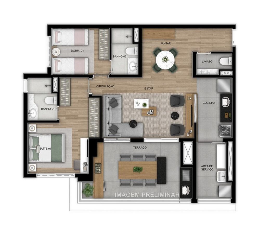 Apartamento, 2 quartos, 67 m² - Foto 23