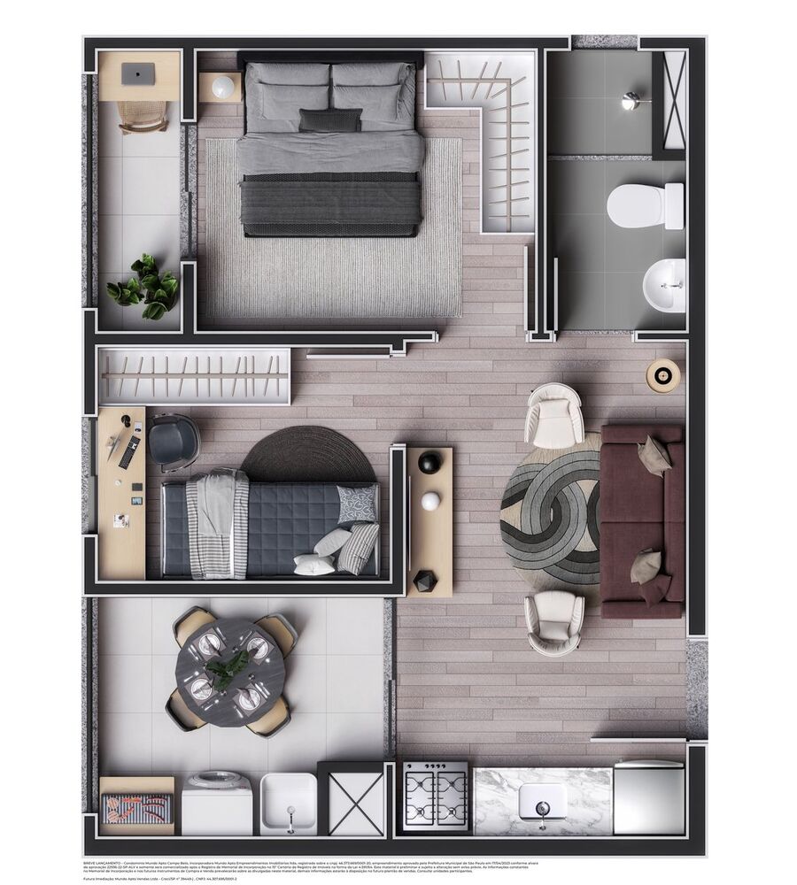 Apartamento, 2 quartos, 71 m² - Foto 8