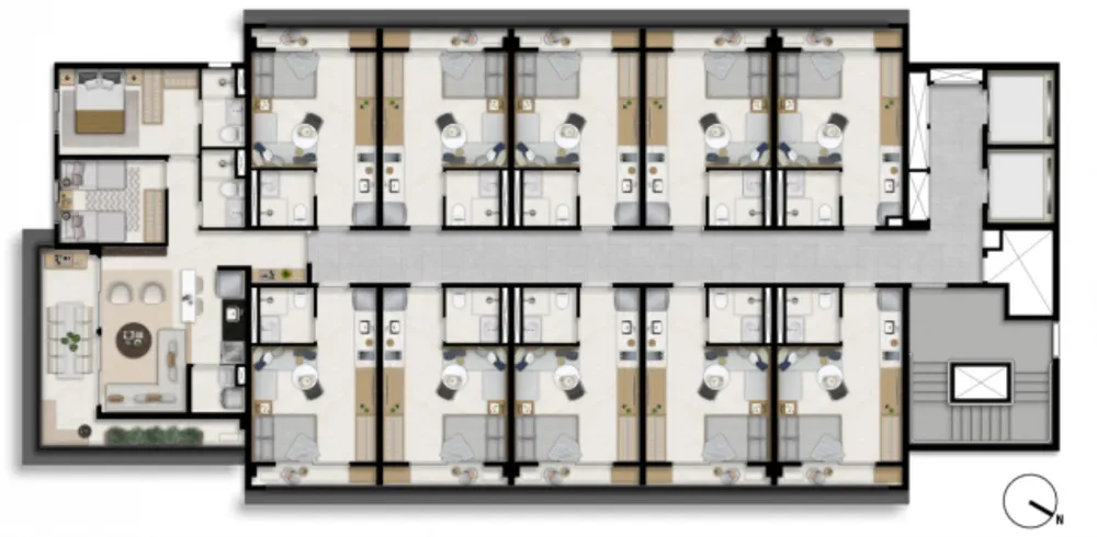 Kitnet-Studio, 22 m² - Foto 17
