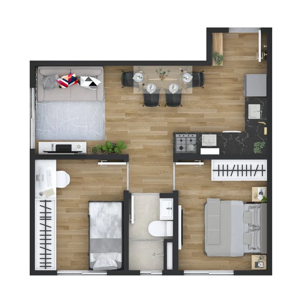Apartamento, 2 quartos, 40 m² - Foto 8