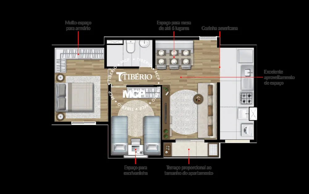 Apartamento, 2 quartos, 50 m² - Foto 24
