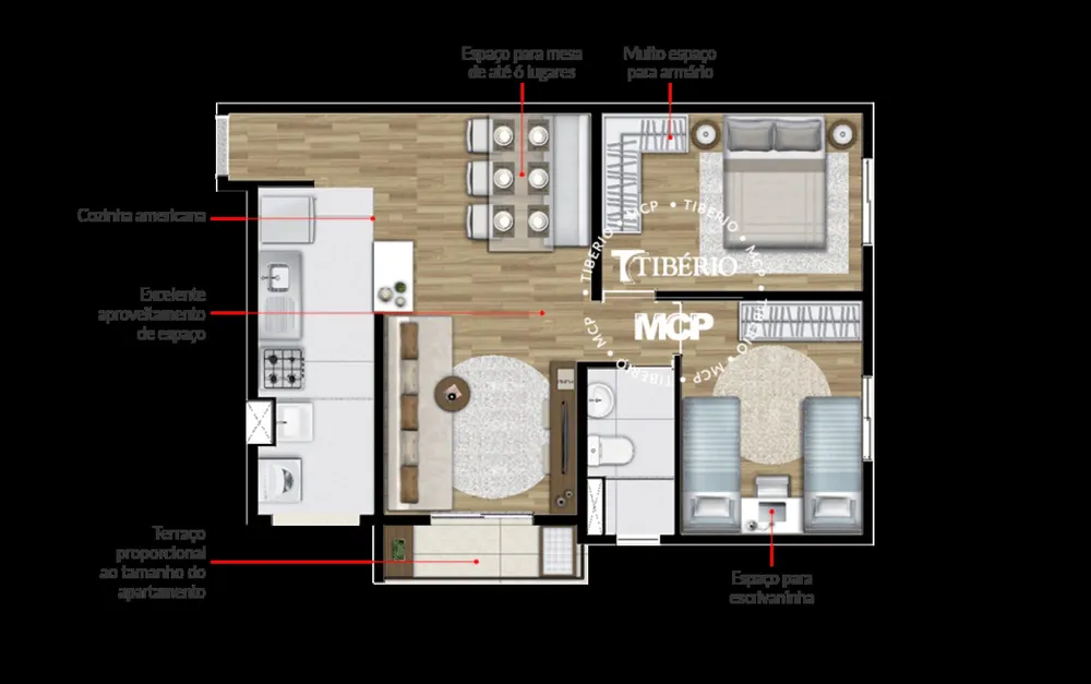Apartamento, 2 quartos, 50 m² - Foto 25