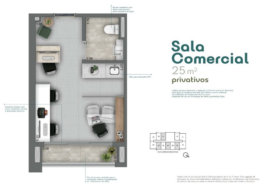 Sala-Conjunto, 26 m² - Foto 1