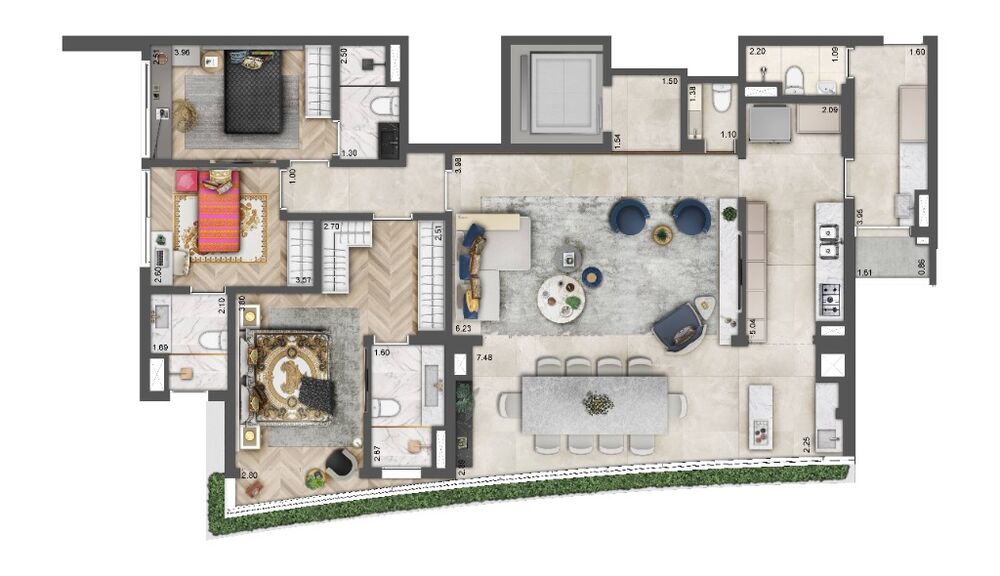 Apartamento, 3 quartos, 149 m² - Foto 5