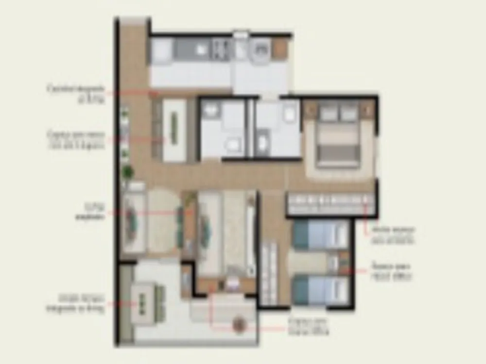 Apartamento, 3 quartos, 67 m² - Foto 16