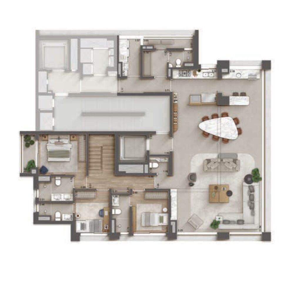 Apartamento, 3 quartos, 178 m² - Foto 8