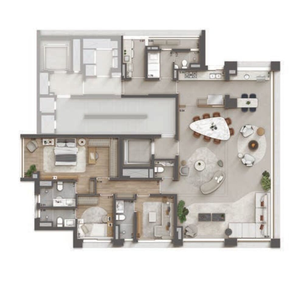 Apartamento, 3 quartos, 178 m² - Foto 6