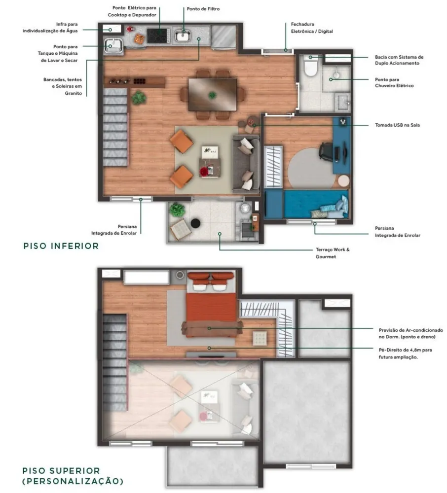 Apartamento, 2 quartos, 40 m² - Foto 12