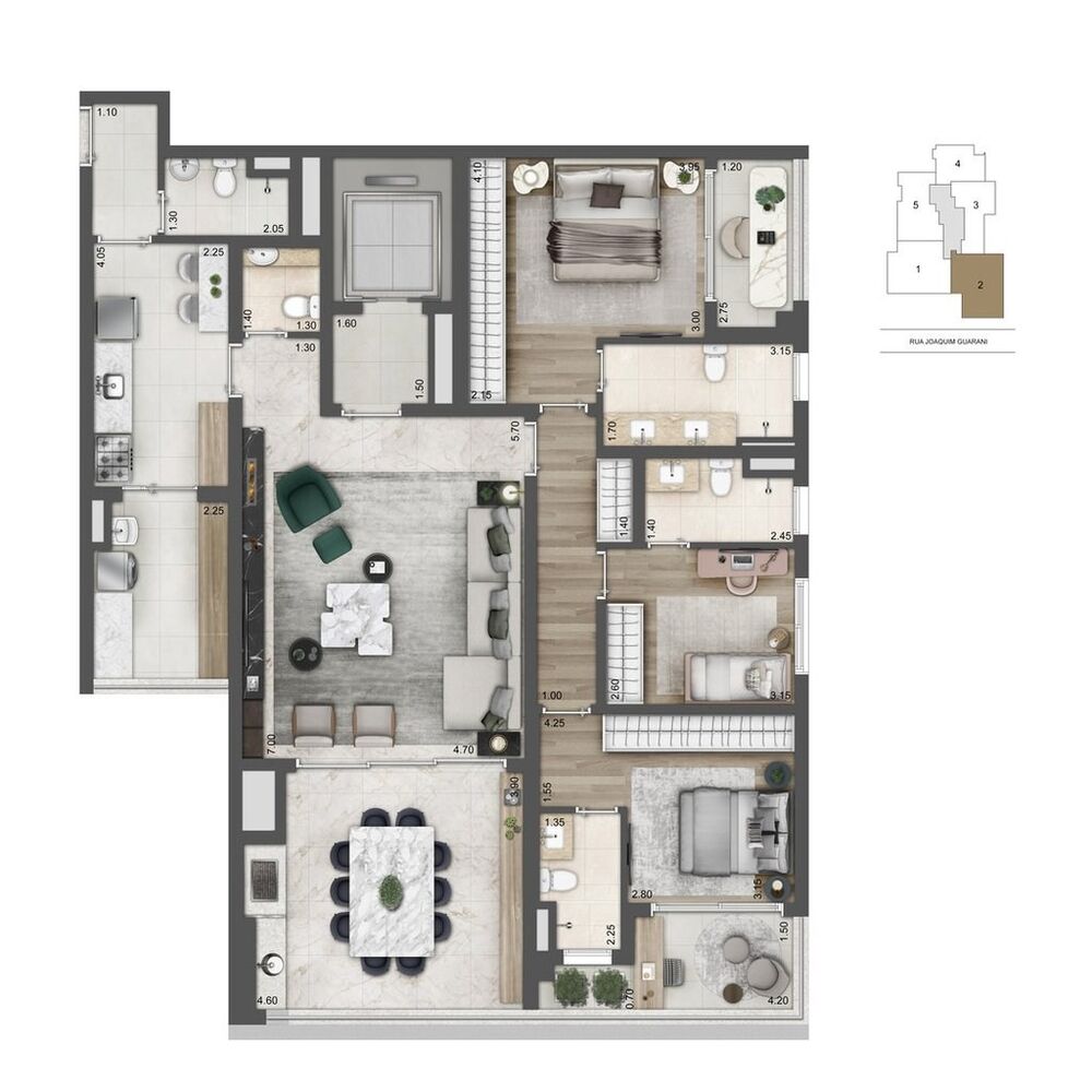 Apartamento, 3 quartos, 136 m² - Foto 18