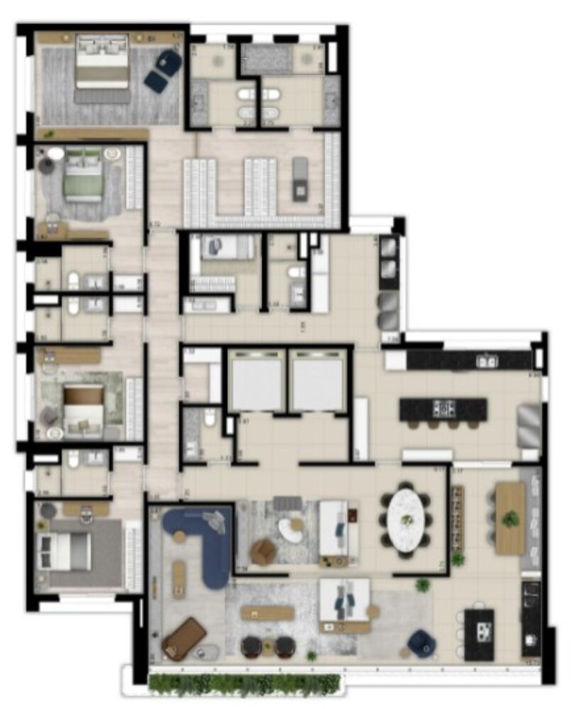 Apartamento, 4 quartos, 380 m² - Foto 7