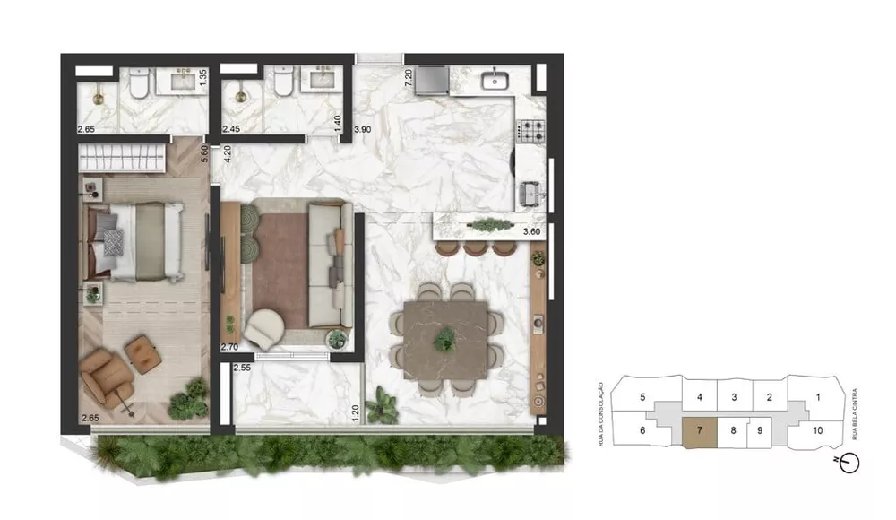 Apartamento, 2 quartos, 83 m² - Foto 6