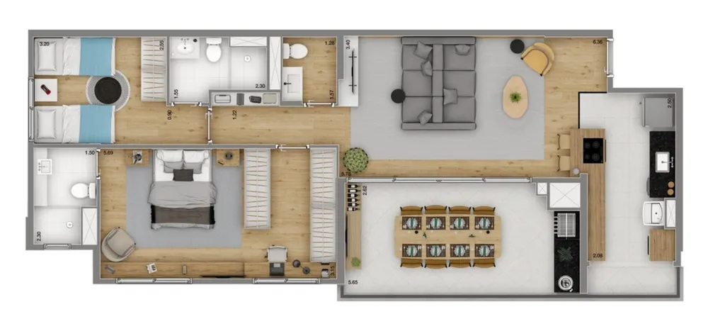 Apartamento, 3 quartos, 94 m² - Foto 28