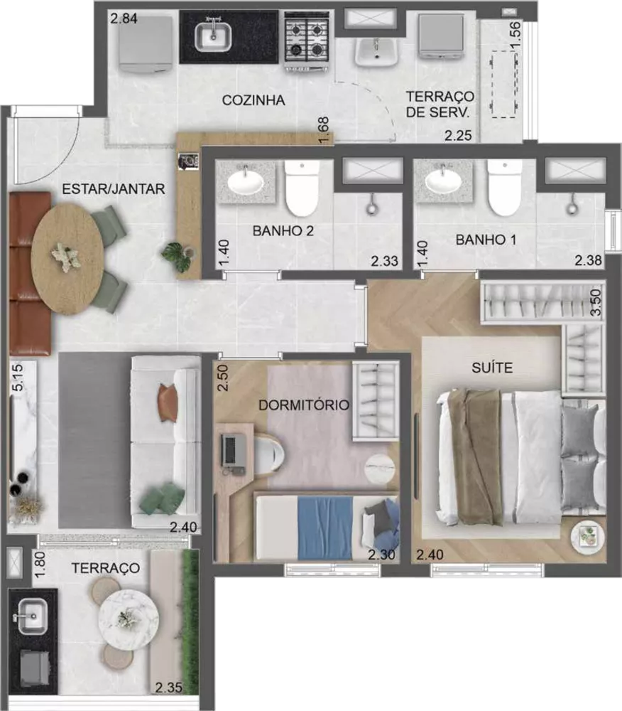 Apartamento à venda com 1 quarto, 32m² - Foto 23