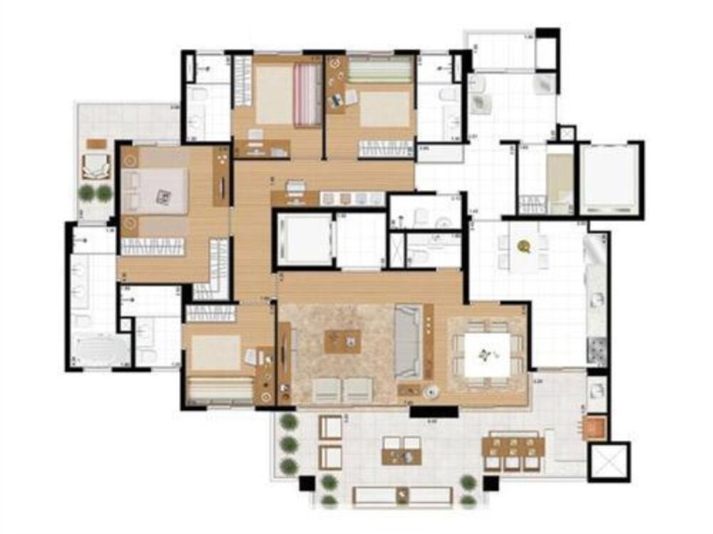 Apartamento, 4 quartos, 194 m² - Foto 2