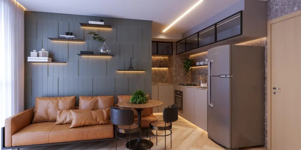 Apartamento, 2 quartos, 34 m² - Foto 2
