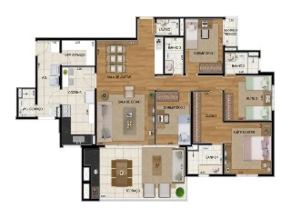 Apartamento, 4 quartos, 139 m² - Foto 6