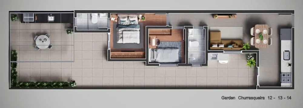 Cobertura, 2 quartos, 95 m² - Foto 12