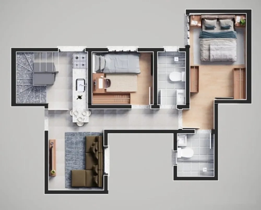 Cobertura, 2 quartos, 95 m² - Foto 10
