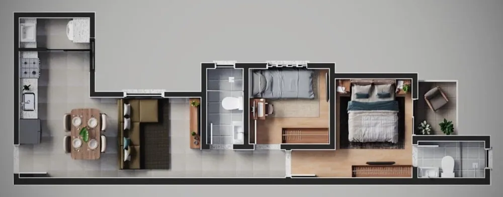 Cobertura, 2 quartos, 95 m² - Foto 9