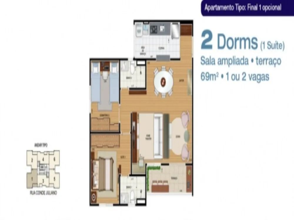 Apartamento, 2 quartos, 55 m² - Foto 8