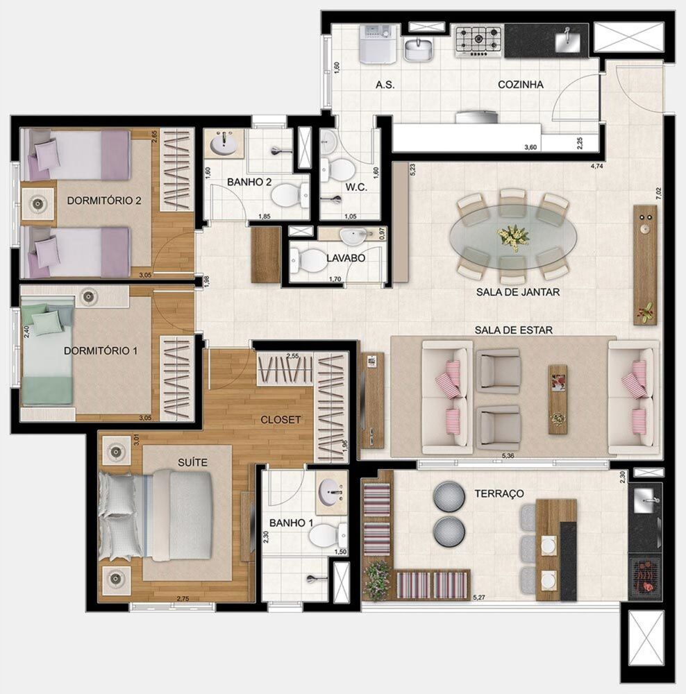 Apartamento, 3 quartos, 106 m² - Foto 23