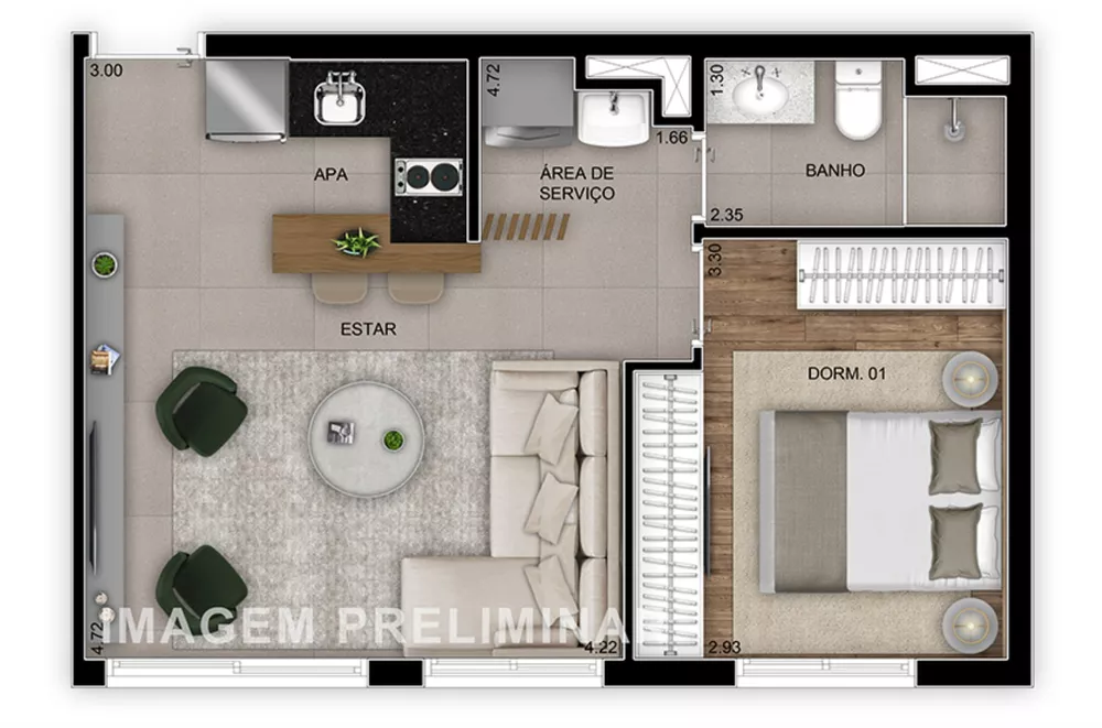 Apartamento, 2 quartos, 79 m² - Foto 9