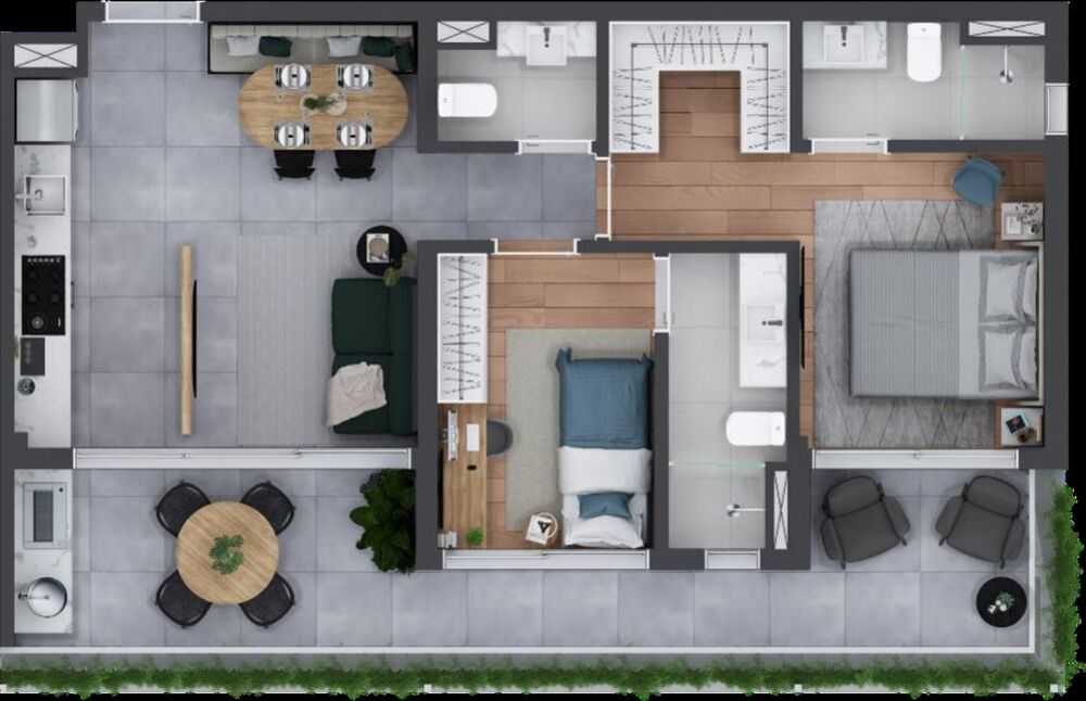 Apartamento, 2 quartos, 80 m² - Foto 9