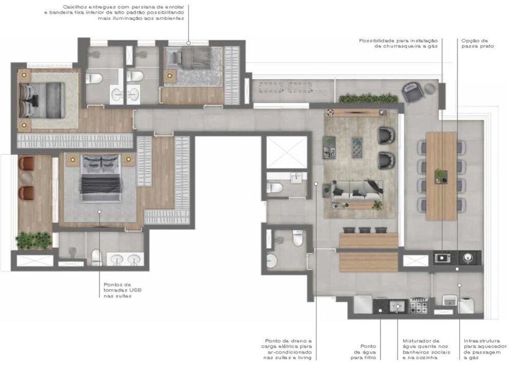 Apartamento, 3 quartos, 169 m² - Foto 20