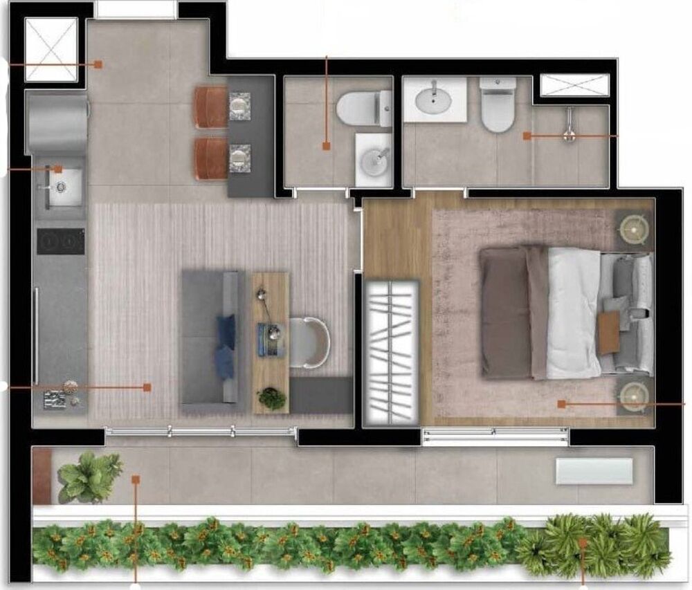 Apartamento, 2 quartos, 63 m² - Foto 8