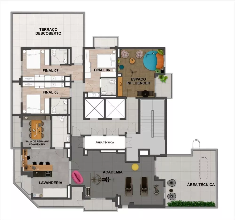 Apartamento, 1 quarto, 50 m² - Foto 3