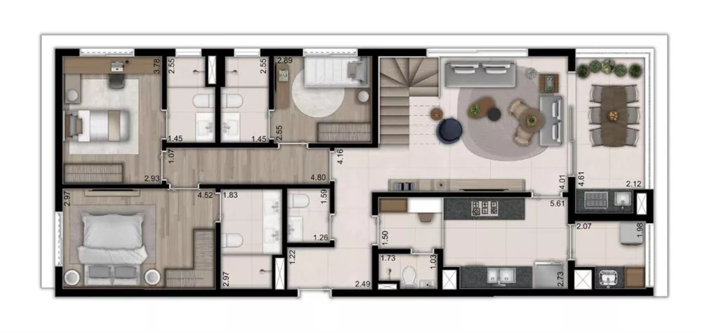 Cobertura, 3 quartos, 250 m² - Foto 13