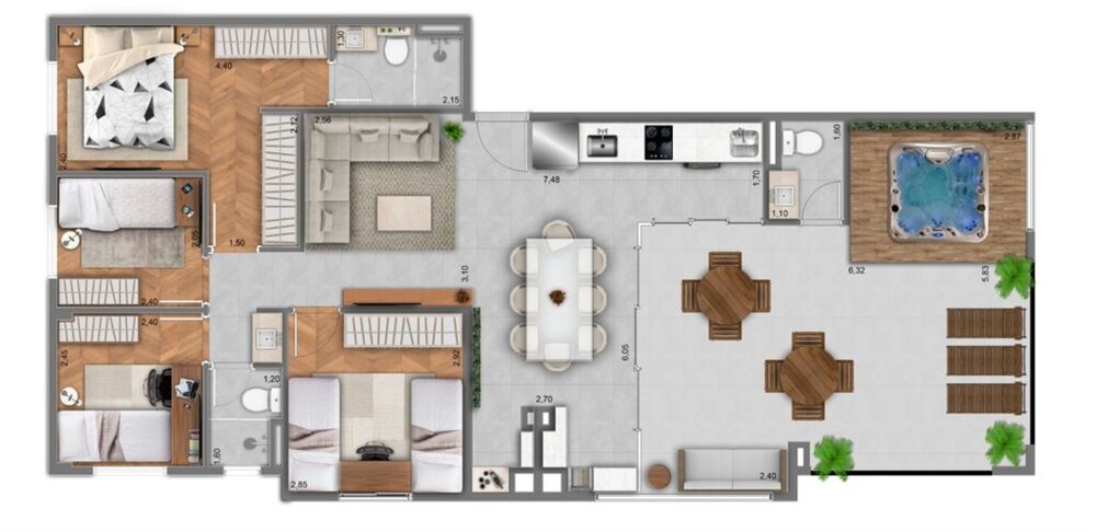 Apartamento, 2 quartos, 40 m² - Foto 29
