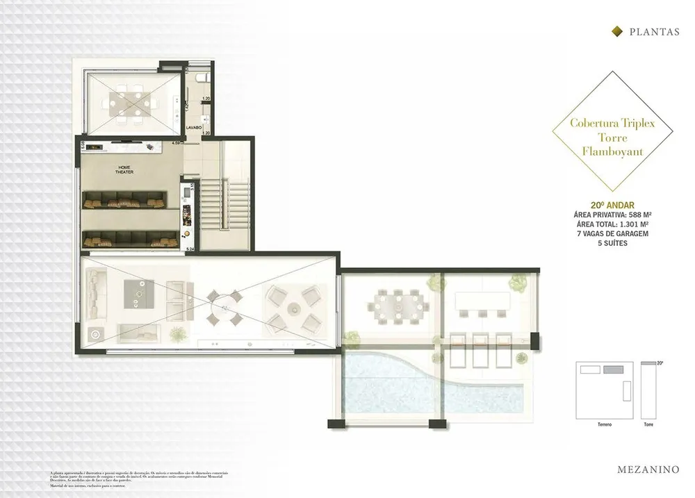Cobertura, 4 quartos, 473 m² - Foto 11