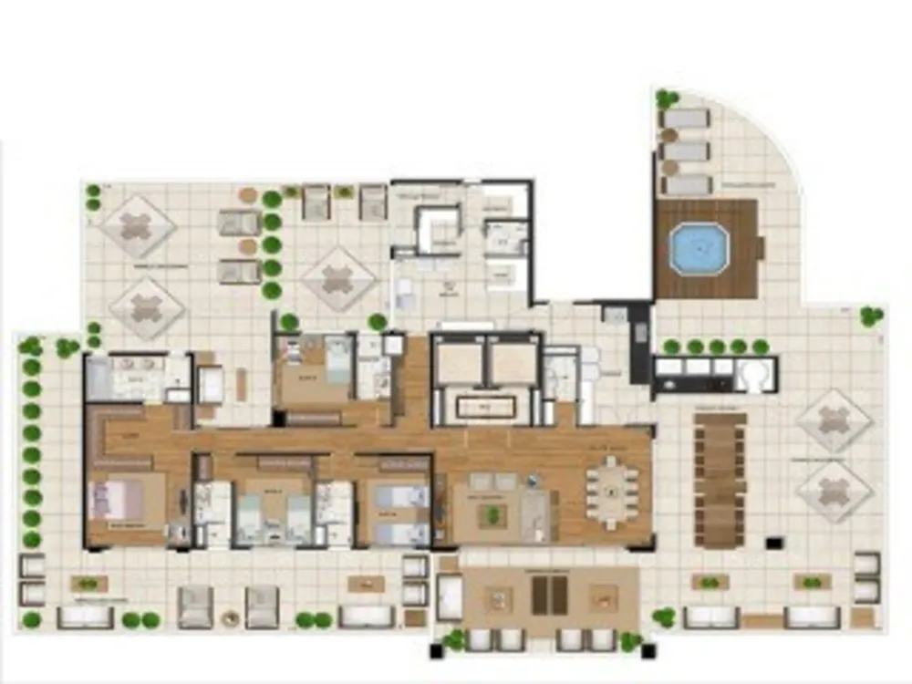 Apartamento, 3 quartos, 306 m² - Foto 8