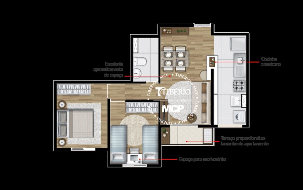 Apartamento, 3 quartos, 65 m² - Foto 8