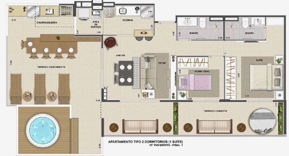 Apartamento, 2 quartos, 54 m² - Foto 11