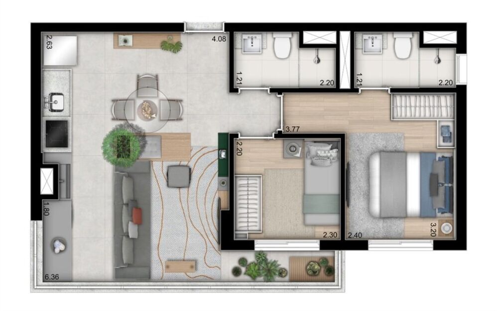 Apartamento, 1 quarto, 25 m² - Foto 20