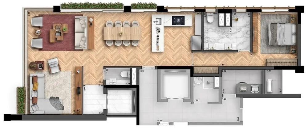 Apartamento, 3 quartos, 147 m² - Foto 12