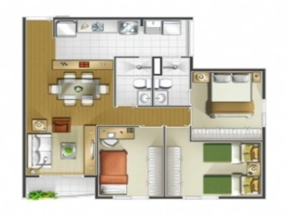 Apartamento, 3 quartos, 69 m² - Foto 3