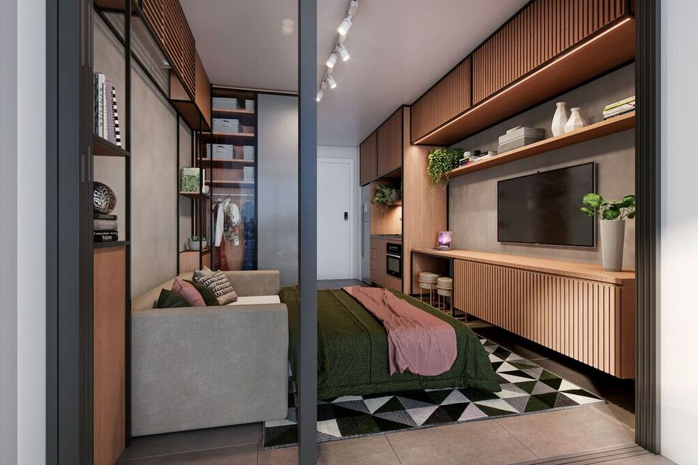 Apartamento à venda com 1 quarto, 30m² - Foto 3